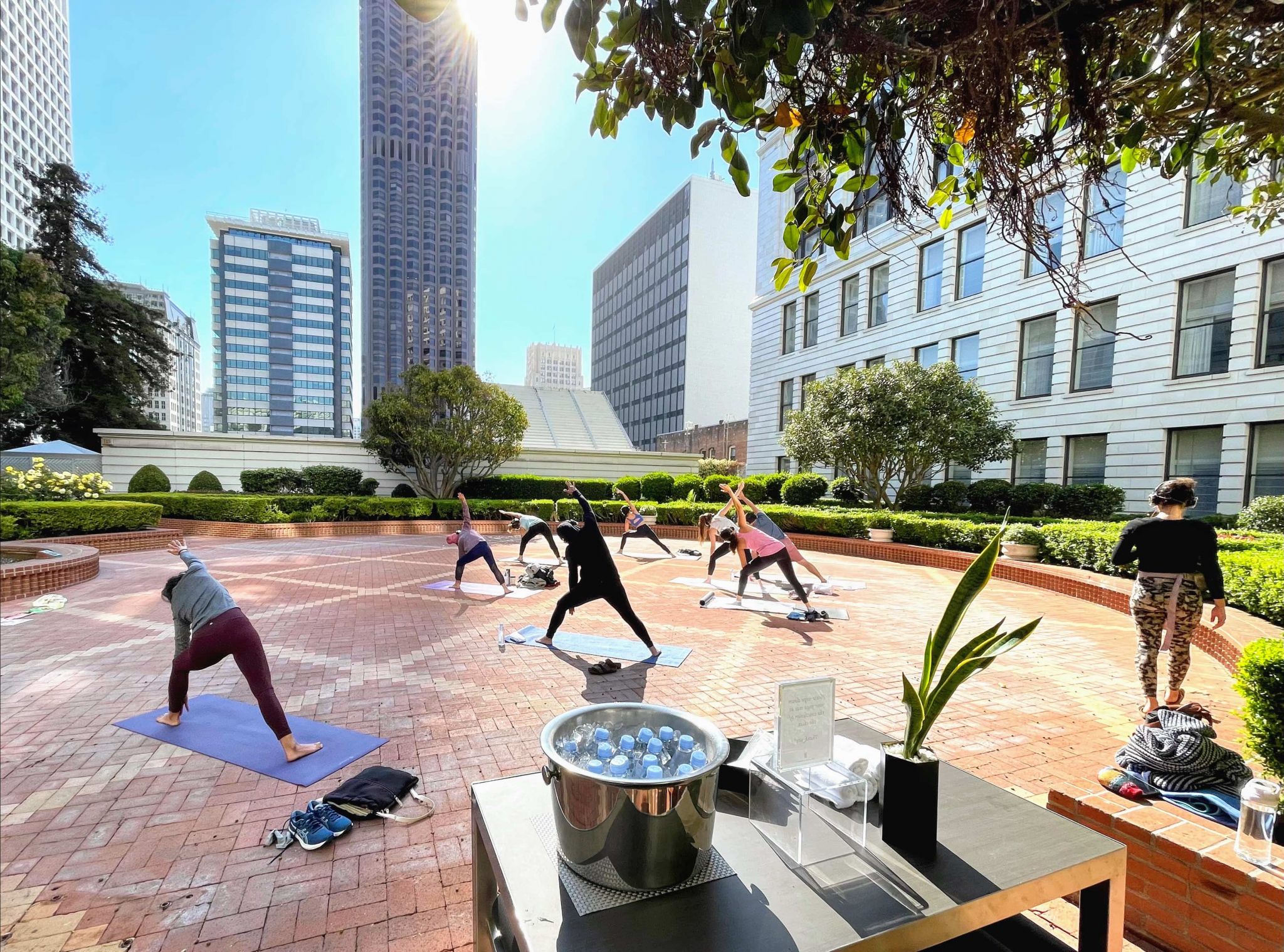 Yoga in The Courtyard