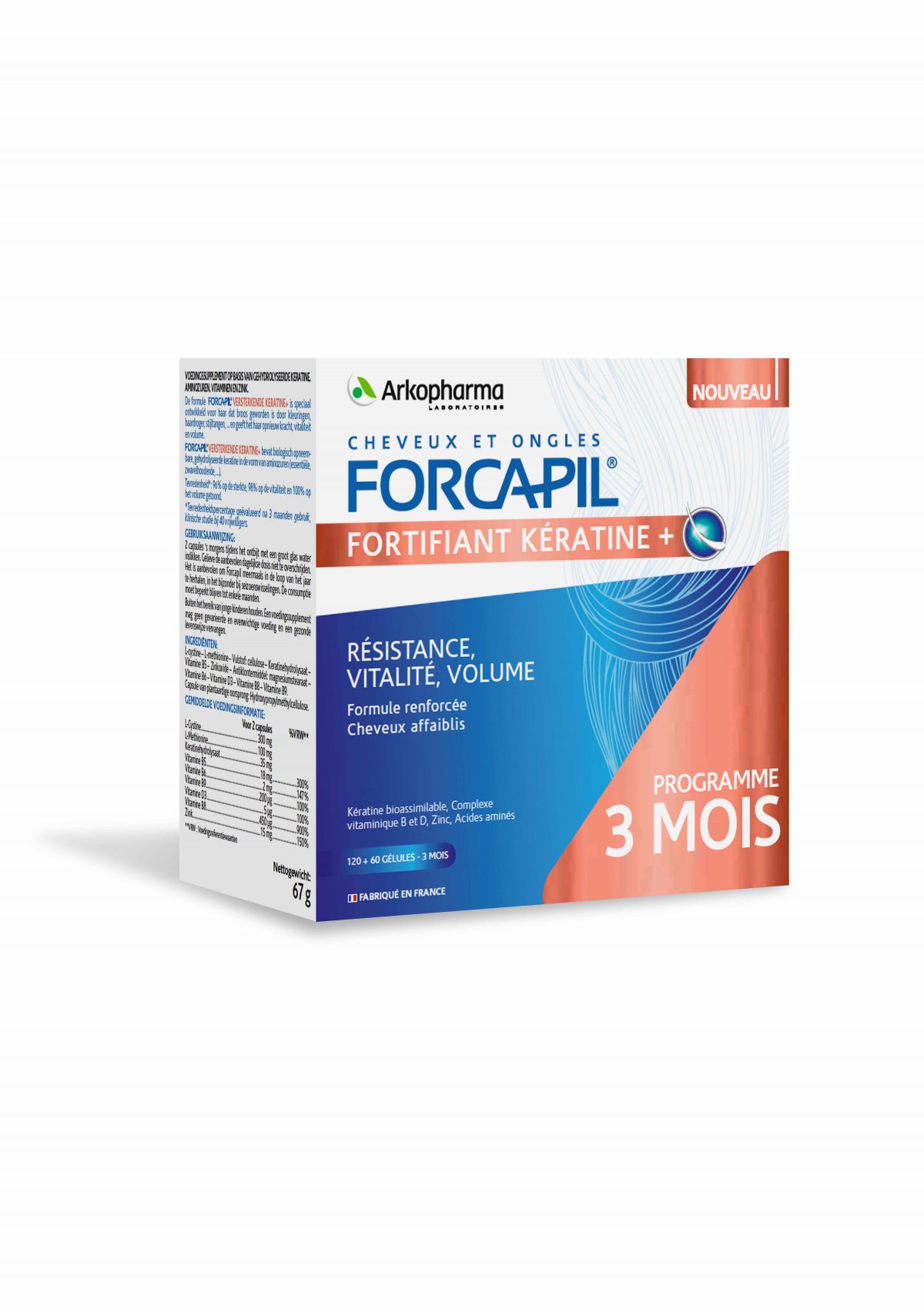 Forcapil Fortifiant Kératine +