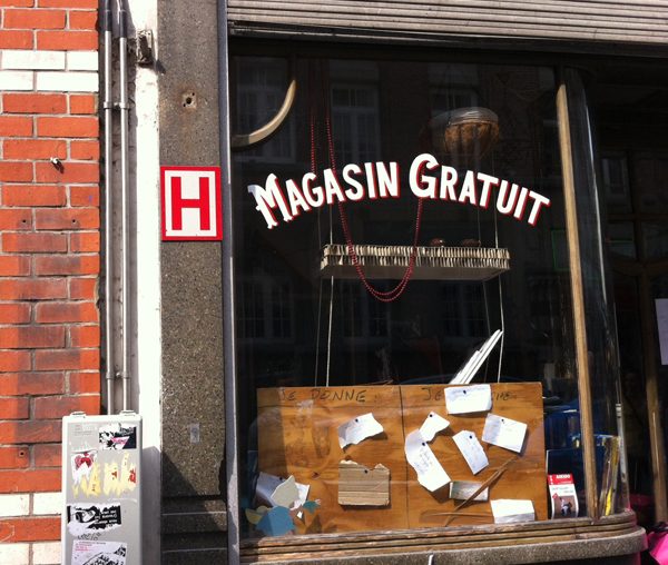 Un magasin gratuit à Bruxelles