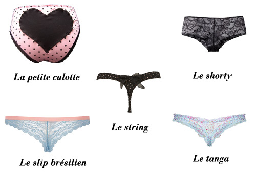 differentes culottes