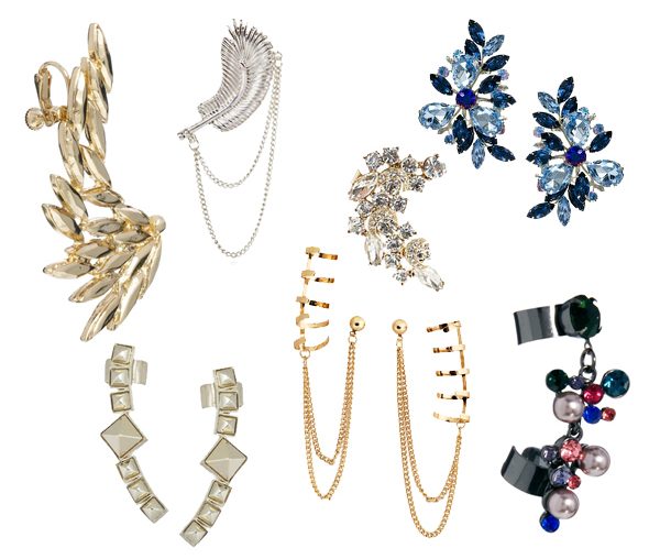 Où shopper des boucles d’oreilles “ear cuff” ?