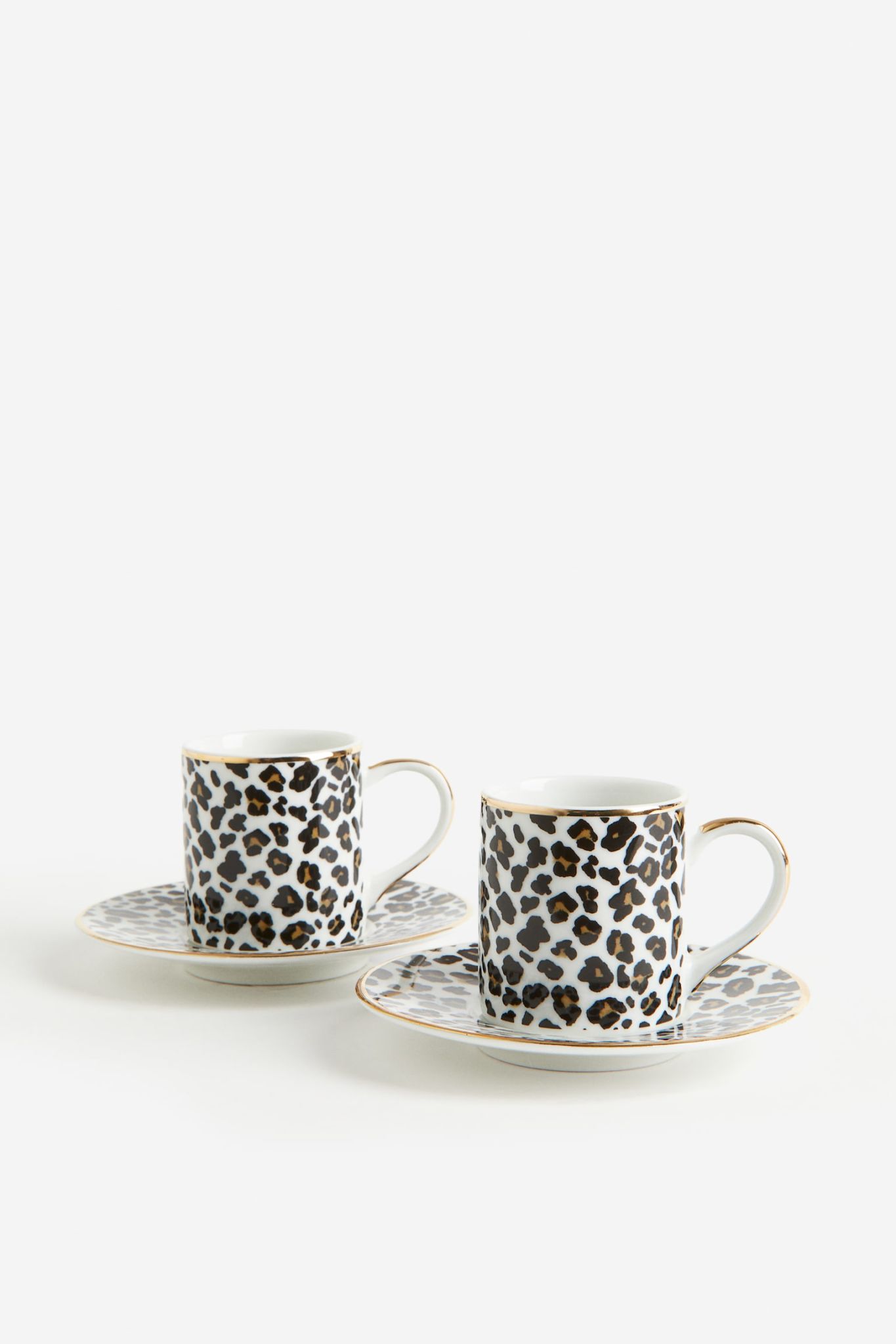 h&m home tasses léopard