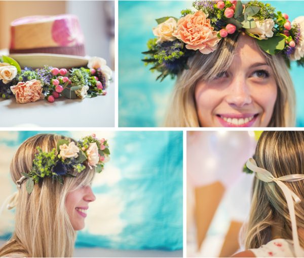 DIY: une superbe couronne de fleurs