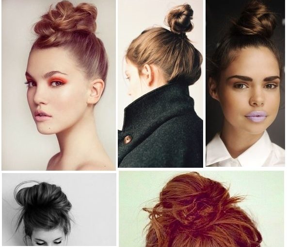 Le chignon bun négligé