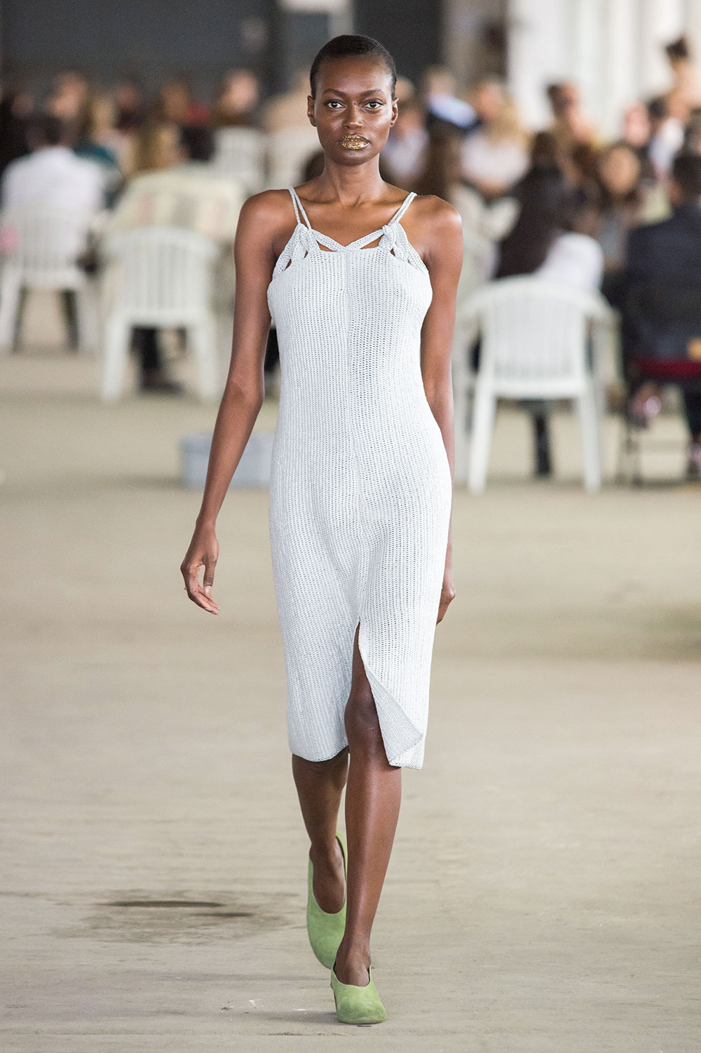 Robe en maille Eckhaus Latta