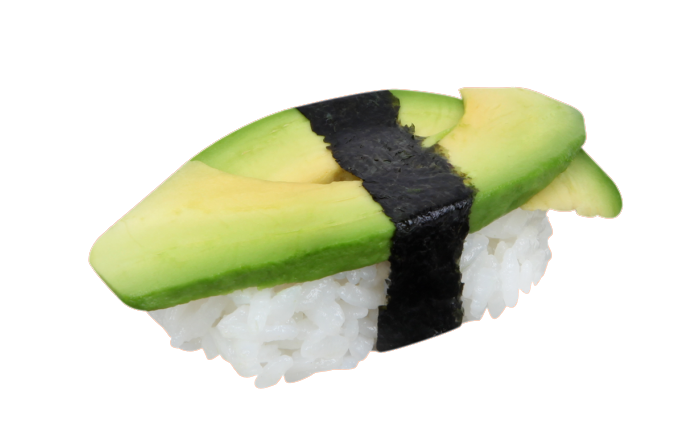 Sushi à l’avocat et au king crabe