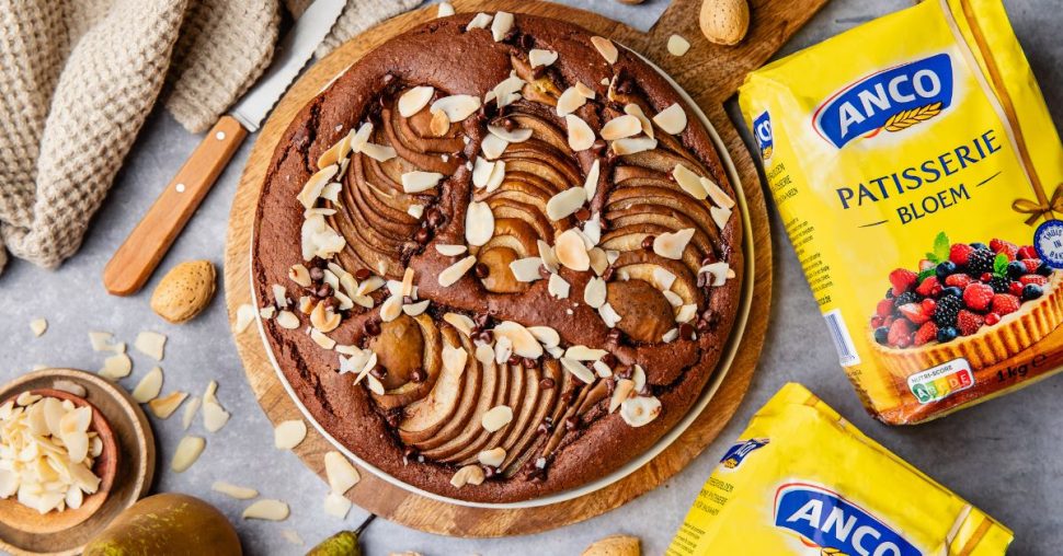 Brownie au chocolat et poire à la farine Anco