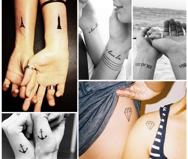 25 idées de tattoos à faire à deux