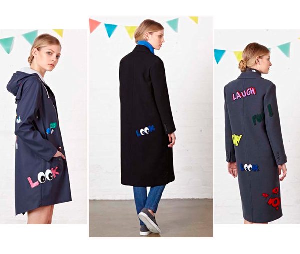 Les manteaux emoticônes de C x Mira Mikati