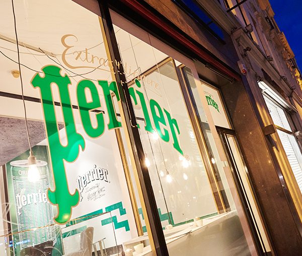 Perrier ouvre un pop-up bar à Bruxelles