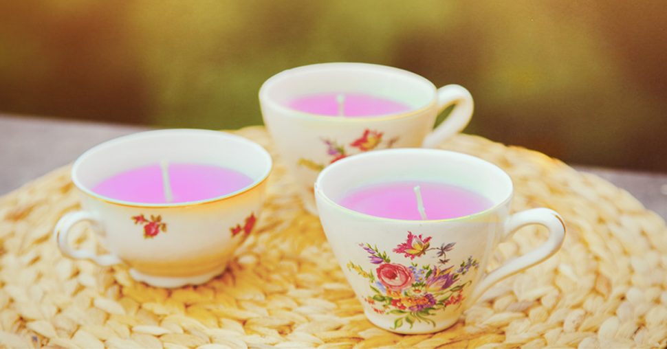 Le DIY du mercredi: les tasses bougies