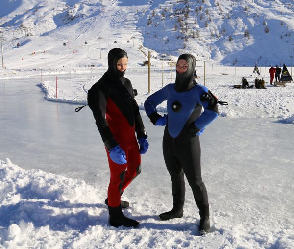 On a testé la plongée sous-glace