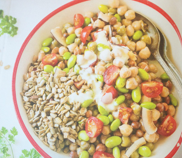 Le lunch : salade de légumineuses et cie