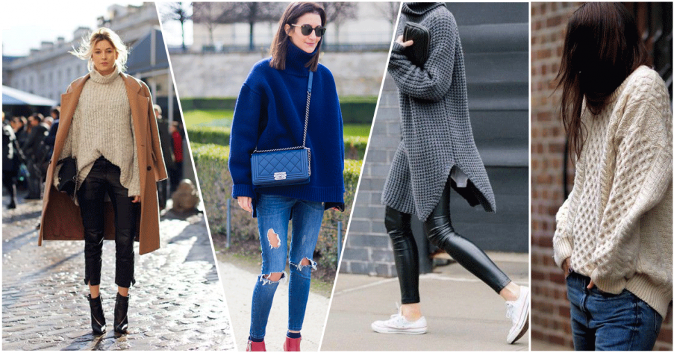 20 façons de porter le pull oversized