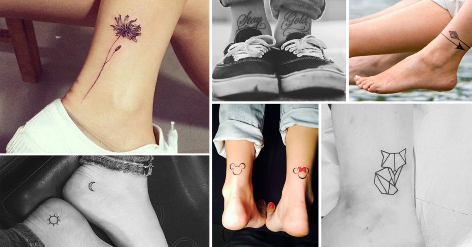 30 mini tatouages de pieds