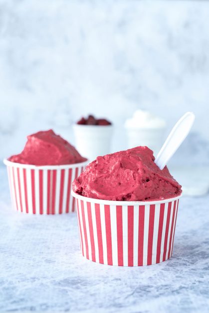 Glace Framboises-Yahourt