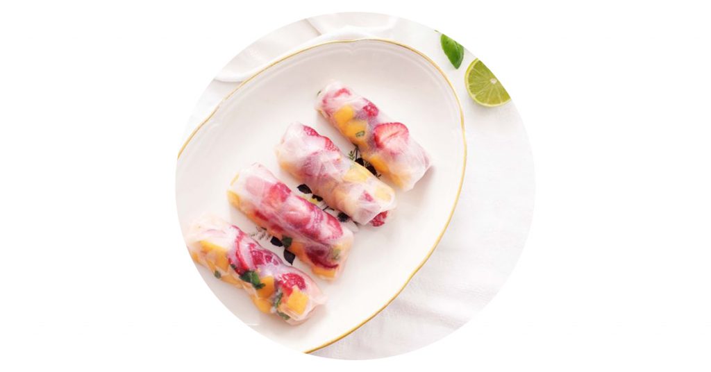 Recette: le rouleau de printemps aux fruits