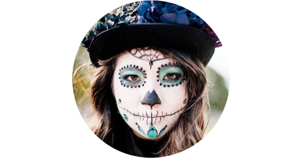 Le crâne mexicain : le make-up tendance d’Halloween