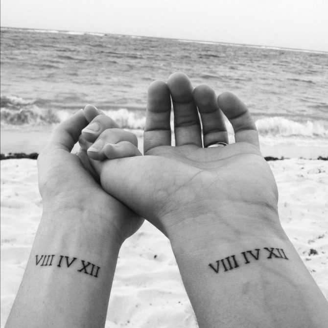 tatouage saint valentin couple