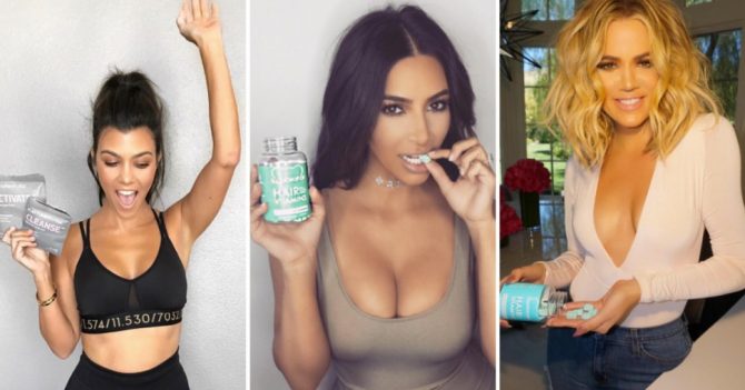 Que gagnent les soeurs Kardashian par post Instagram?