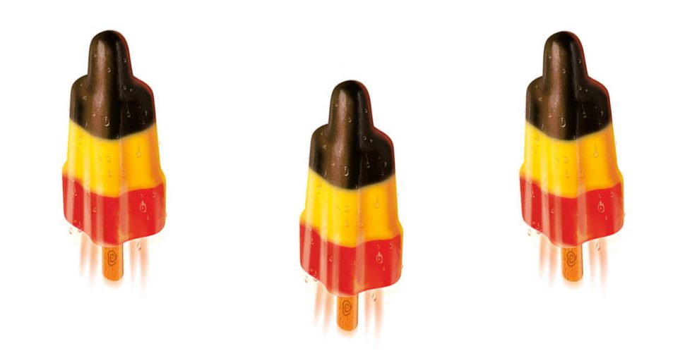 BUZZ: une glace aux couleurs de la Belgique