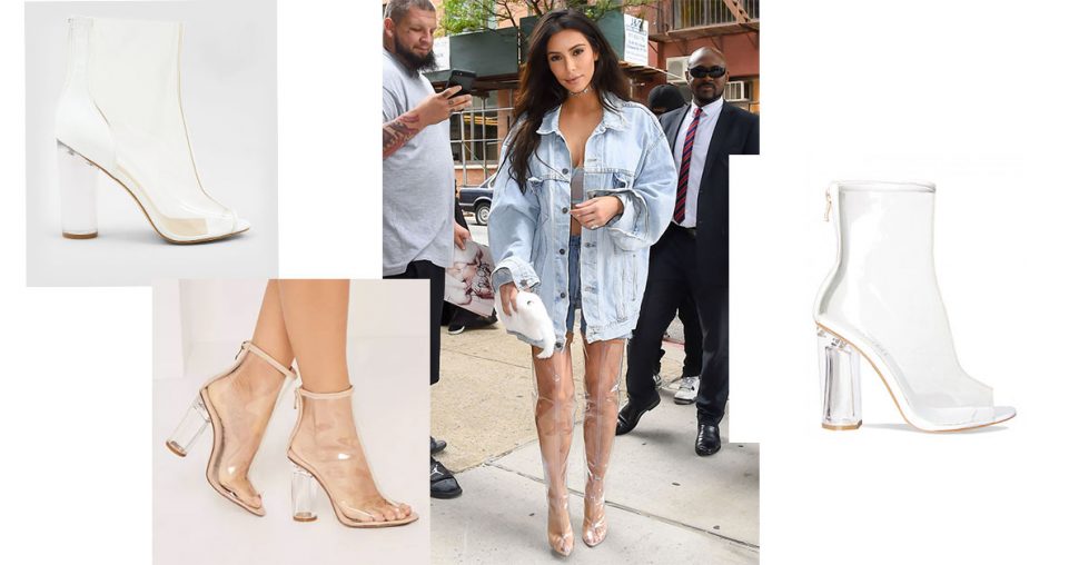 Comment porter les boots transparentes ?