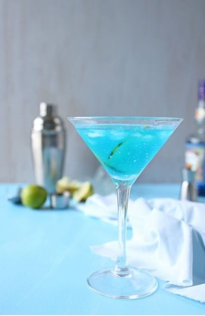 Nouveau mocktail : Le Blue Lagoon