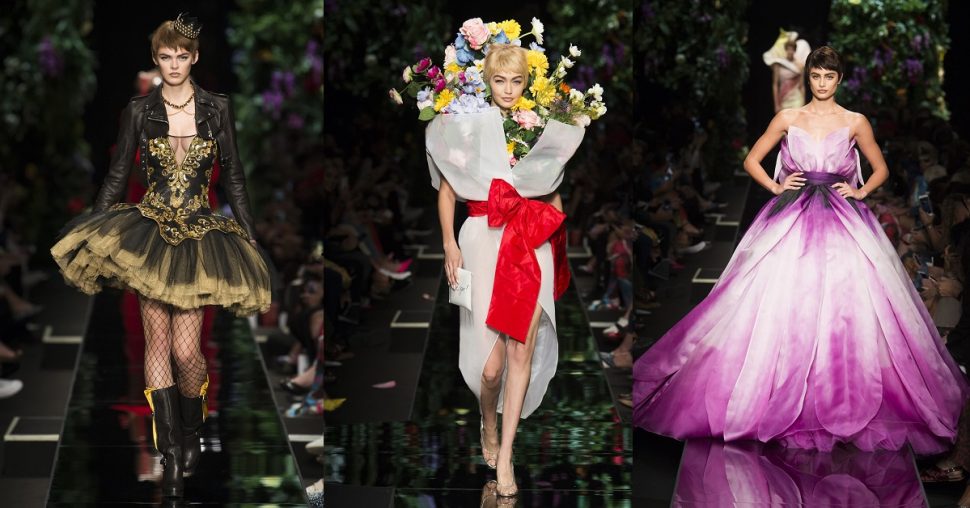 Les fashion weeks du spectacle et des grands shows : Moschino