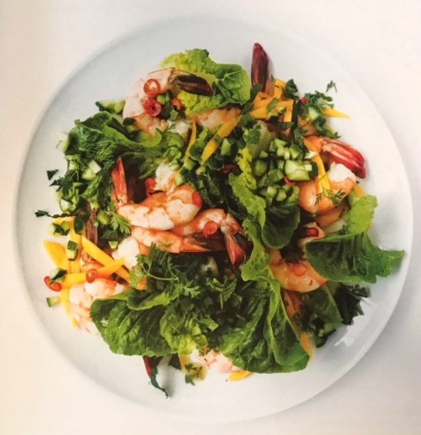 Salade de crevettes tropicales : recette