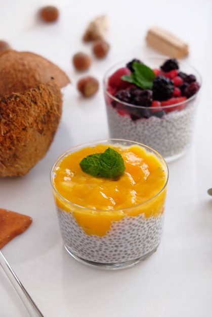 RECETTE : PUDDING DE CHIA AU LAIT DE COCO PAR GREEN & PEPPER