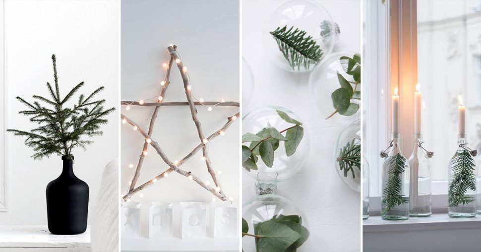 20 idées de déco minimaliste et chic pour Noël