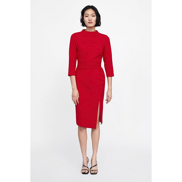 robe rouge zara