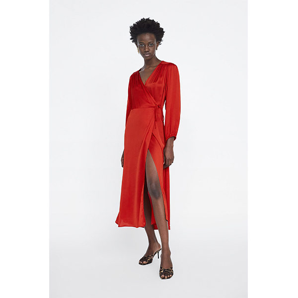 robe rouge zara