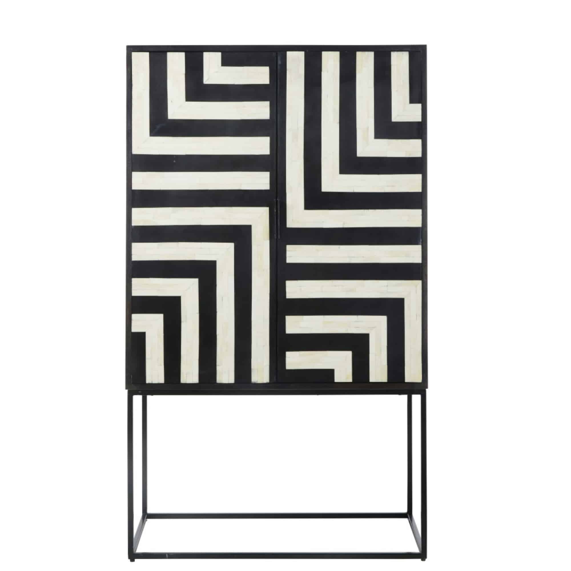 rangement noir et blanc maisons du monde déco