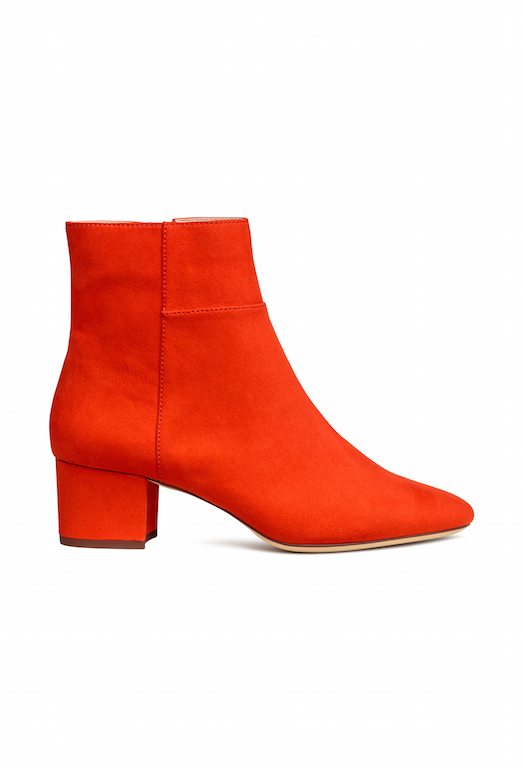 bottines rouges