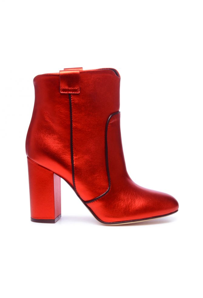 bottines rouges