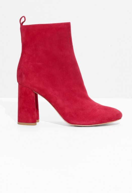 bottines rouges