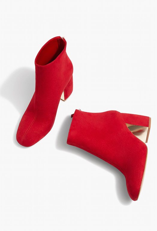 bottines rouges