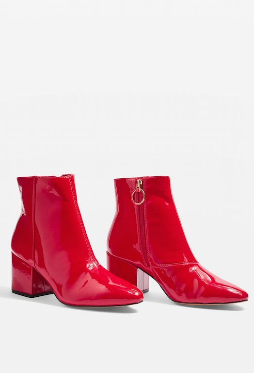 bottines rouges