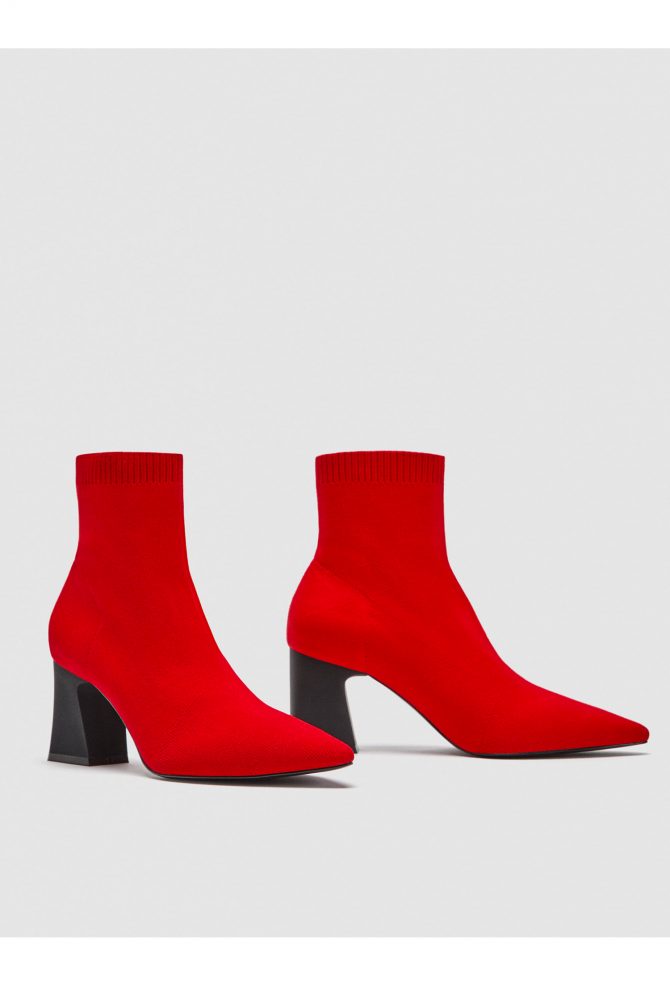 bottines rouges