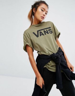 t shirt vans femme rouge