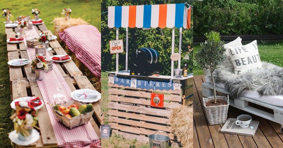 10 choses à faire avec des palettes dans son jardin