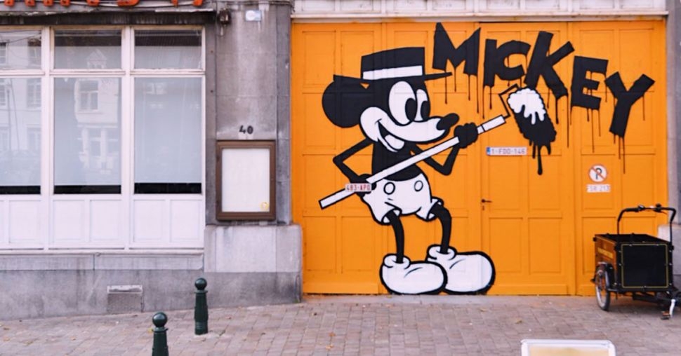 Mickey fête ses 90 ans avec un parcours street art dément à Bruxelles