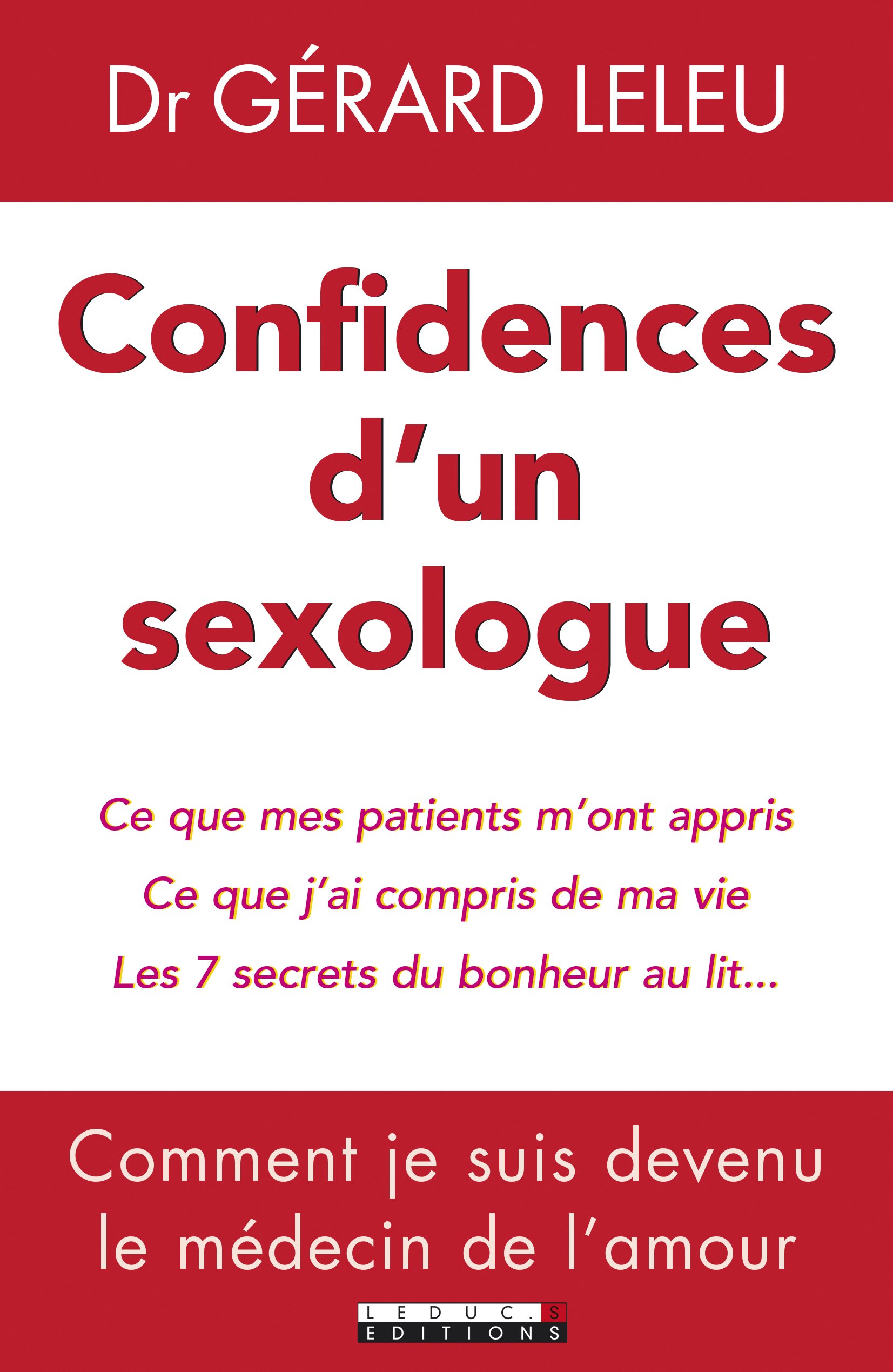 Livre confidence d'un sexologue