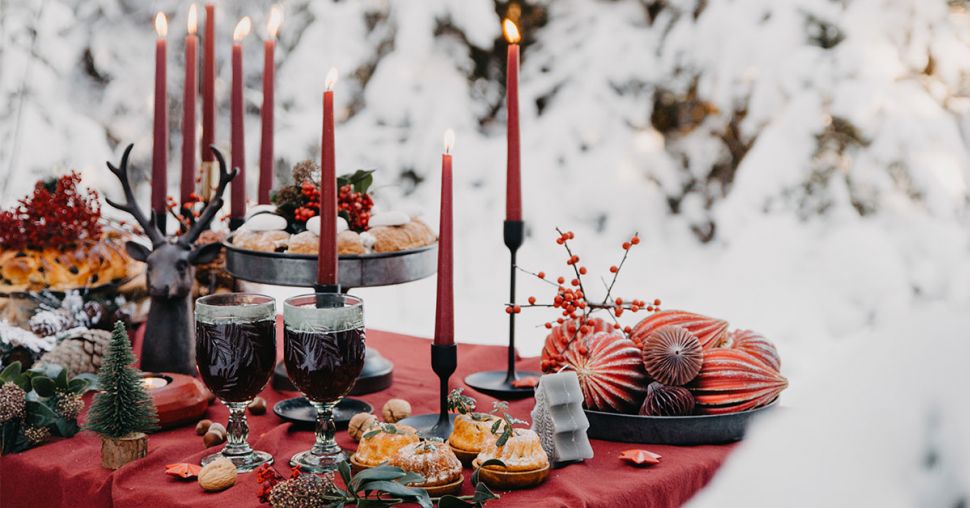 10 décorations de table express et DIY pour Noël