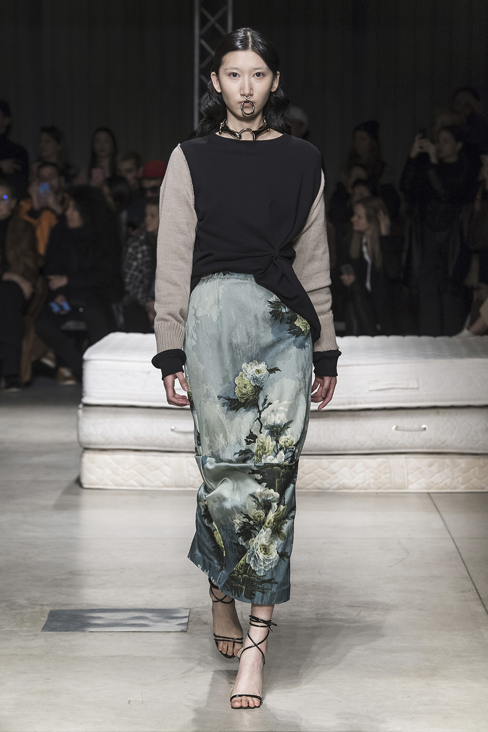 jupe longue Act n°1 fashion week Milan FW19