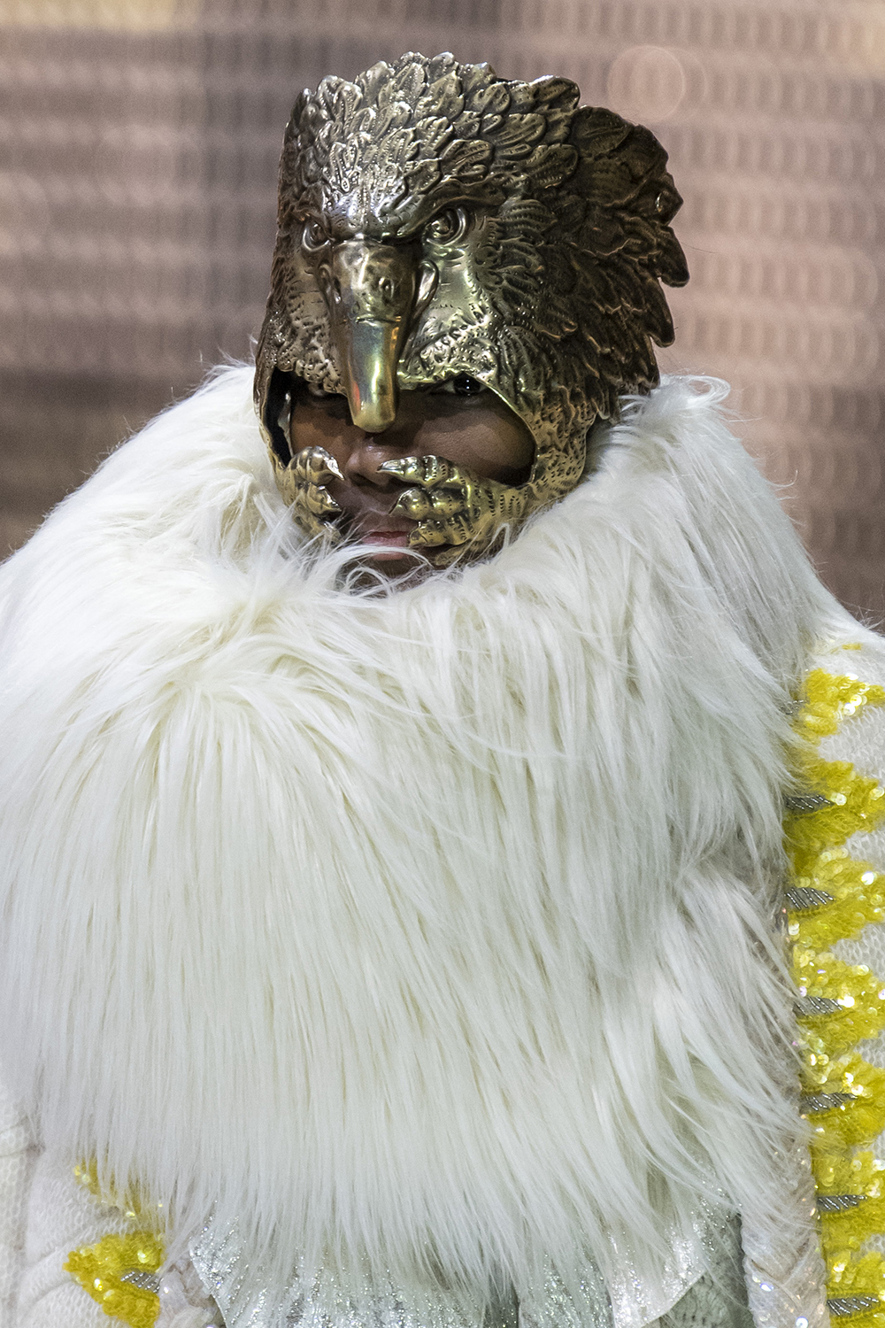 masque tribal gucci fashion week milan FW19