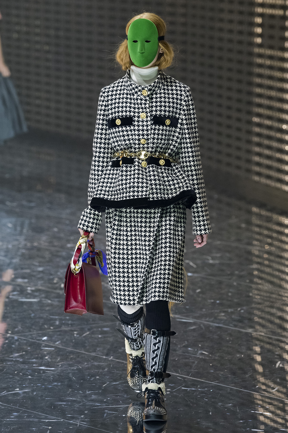 pied de poule gucci fashion week milan FW19