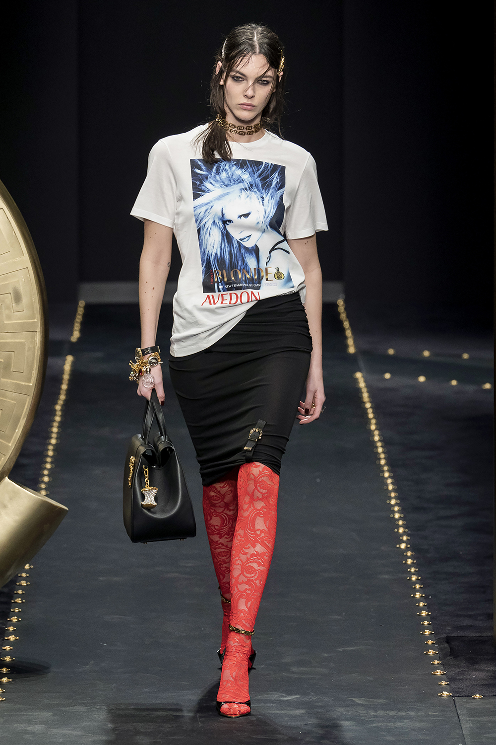 t-shirt versace fashion week milan FW19