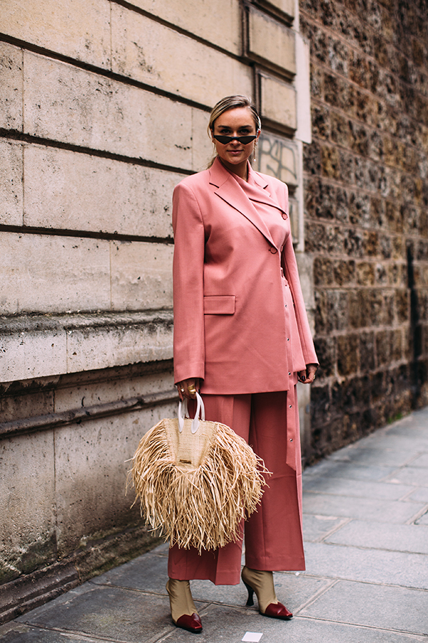 sac paille Jacquemus paris fashion week